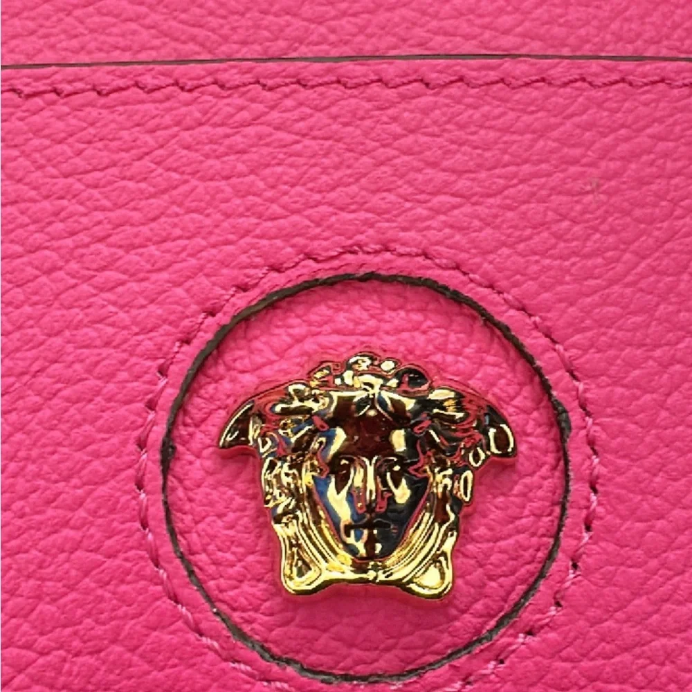Authentic Versace Pink Medusa Key Card Holder
